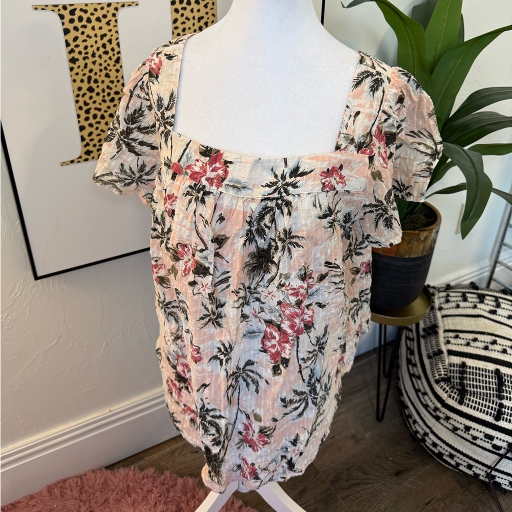 Floral Print Women's Top